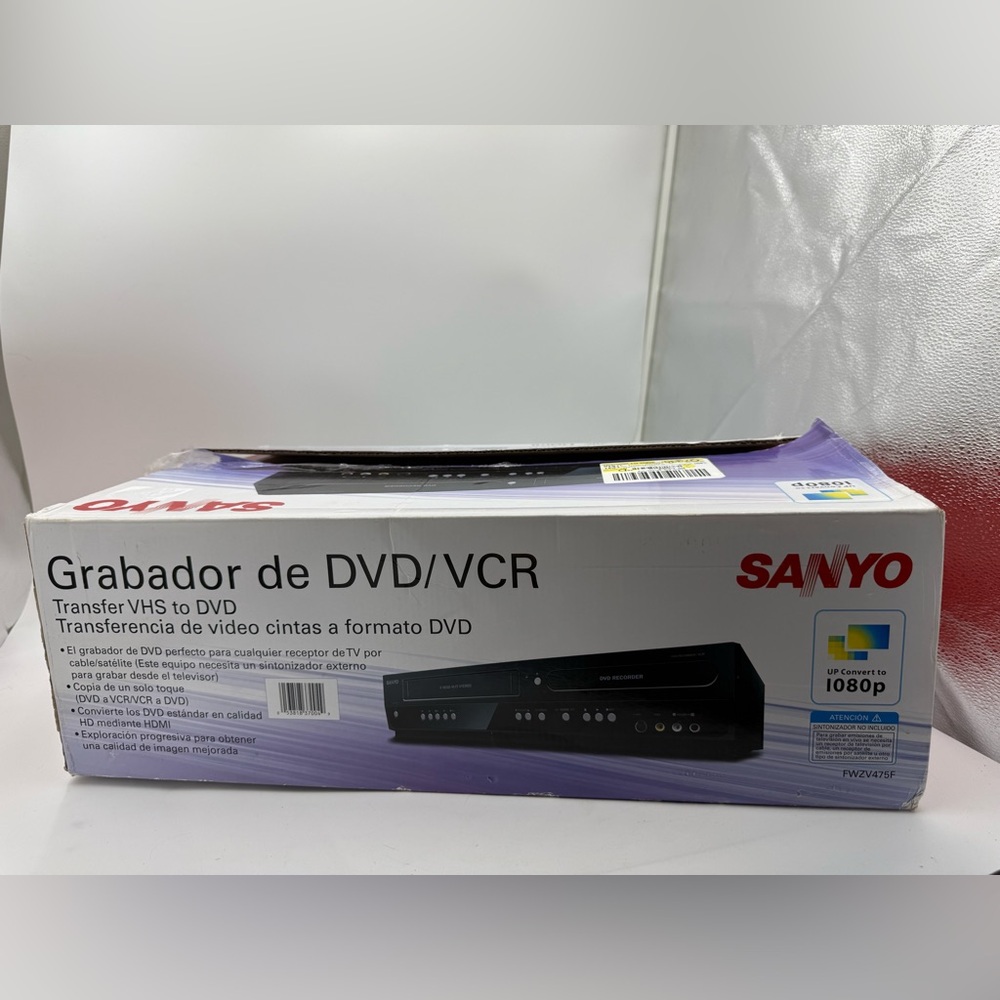 Sanyo FWZV475F DVD HDMI VHS/VCR Recorder Combo